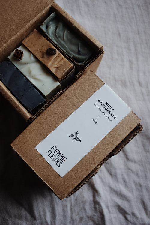 Boite cadeaux de savons artisanaux