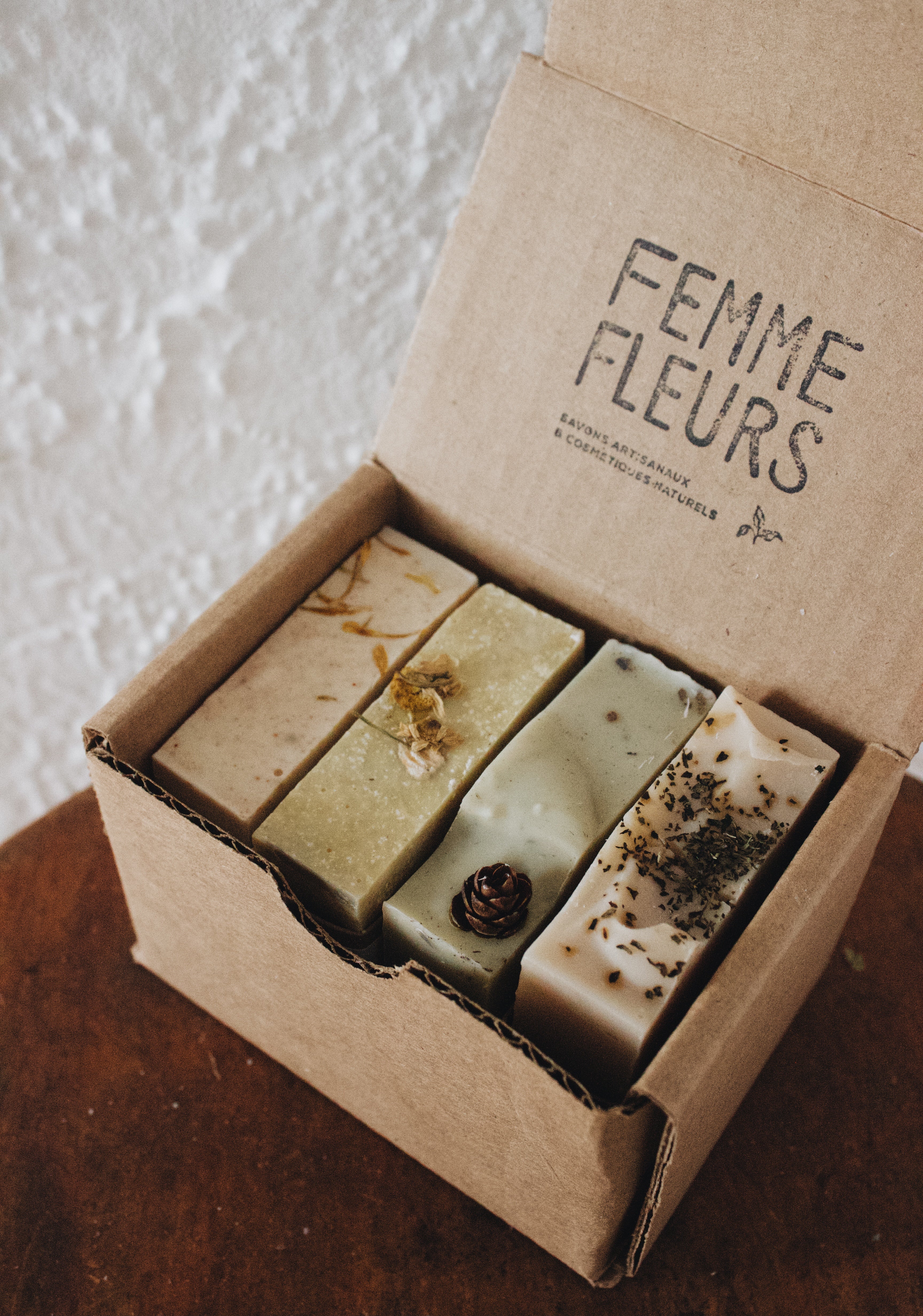 Boite cadeaux de savons artisanaux