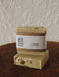 Oatmeal, chamomile, and apricot kernel soap